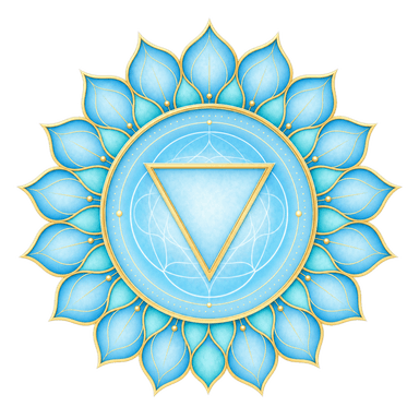 Throat Chakra symbol