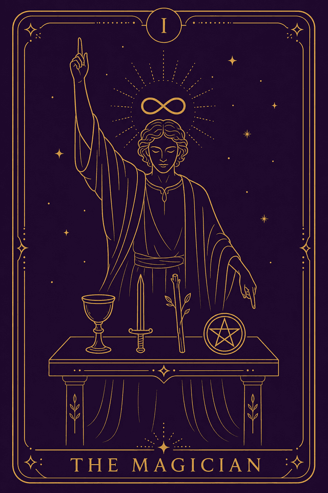 The Magician tarot card