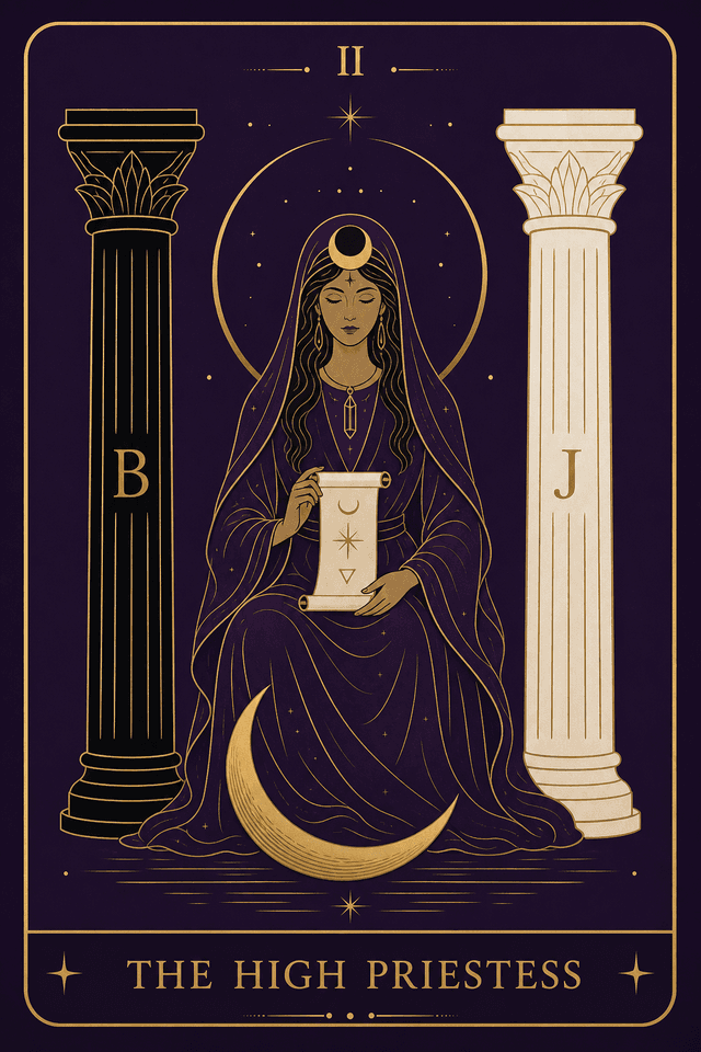The High Priestess tarot card
