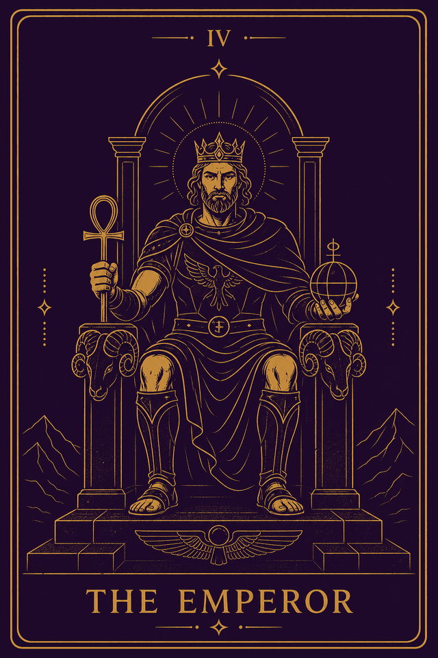 The Emperor tarot card
