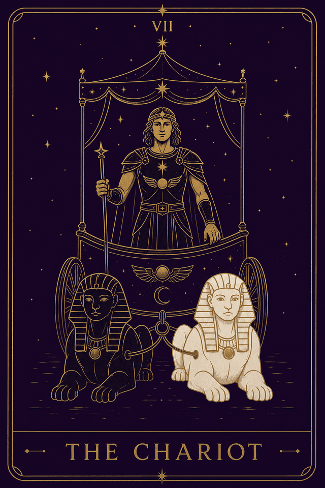 The Chariot tarot card