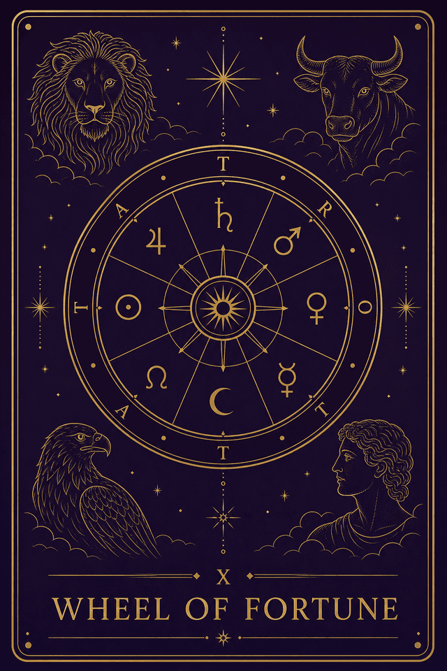 Wheel of Fortune tarot card