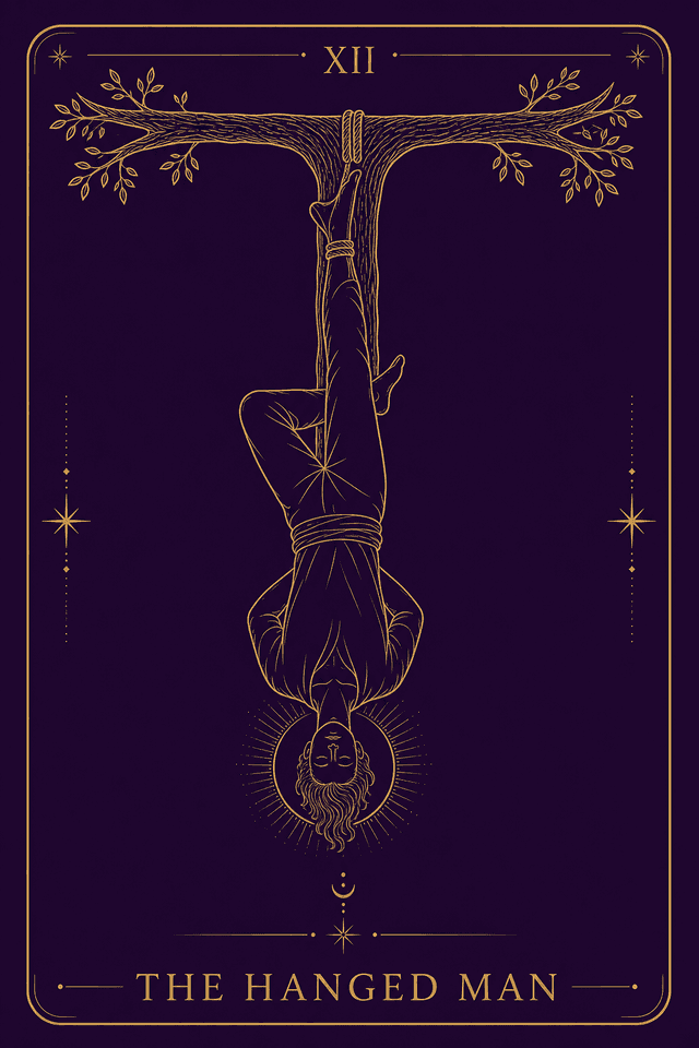 The Hanged Man tarot card
