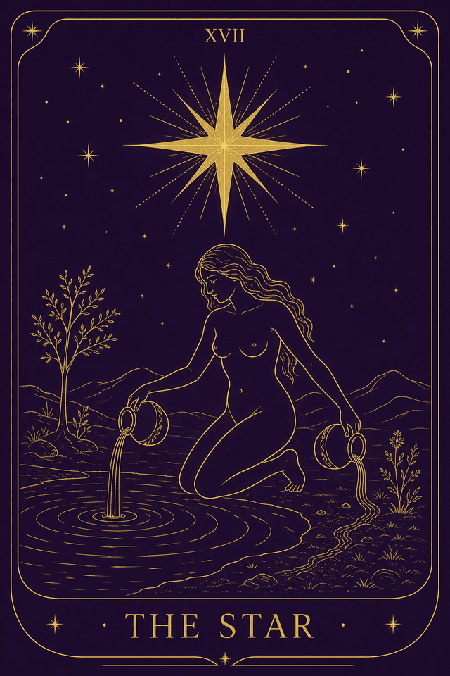The Star tarot card
